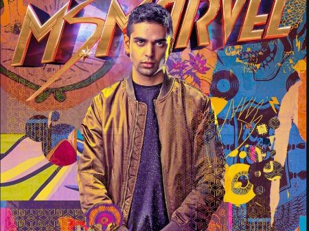 Kamran strikes a pose for the poster of Ms. Marvel